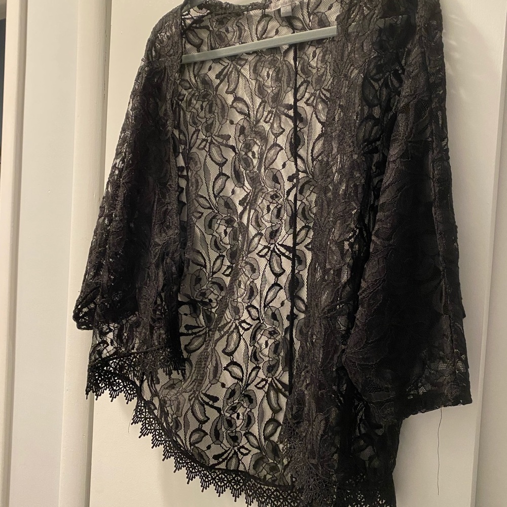 Black lace Tunic